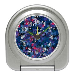 Abstract Floral #3 Travel Alarm Clocks by Uniqued