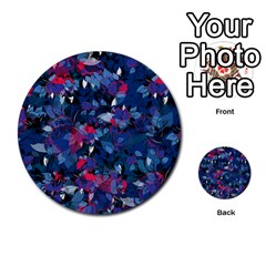 Abstract Floral #3 Multi-purpose Cards (round) 