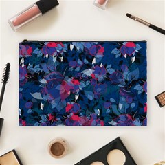 Abstract Floral #3 Cosmetic Bag (large) 