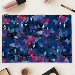 Abstract Floral #3 Cosmetic Bag (xxl) 