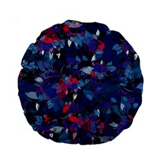 Abstract Floral #3 Standard 15  Premium Round Cushions