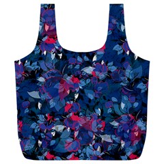 Abstract Floral #3 Full Print Recycle Bags (l)  by Uniqued