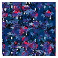 Abstract Floral #3 Large Satin Scarf (square) by Uniqued