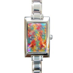 Abstract Elephant Rectangle Italian Charm Watch by Uniqued