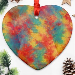 Abstract Elephant Ornament (heart) 