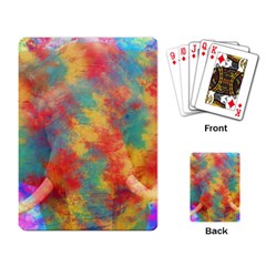 Abstract Elephant Playing Card by Uniqued