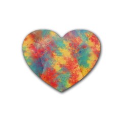 Abstract Elephant Heart Coaster (4 Pack) 