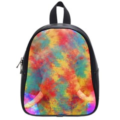 Abstract Elephant School Bags (small)  by Uniqued