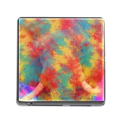 Abstract Elephant Memory Card Reader (square) by Uniqued