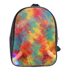 Abstract Elephant School Bags (xl)  by Uniqued