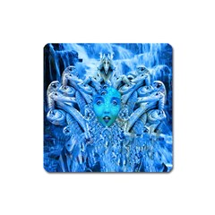 Medusa Metamorphosis Square Magnet by icarusismartdesigns