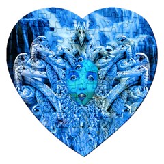 Medusa Metamorphosis Jigsaw Puzzle (heart) by icarusismartdesigns