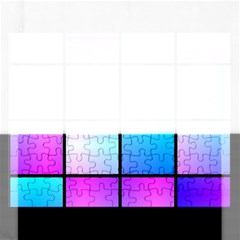 Gradient Squares Pattern  			jigsaw Puzzle (rectangular) by LalyLauraFLM