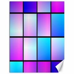 Gradient Squares Pattern  			canvas 18  X 24  by LalyLauraFLM