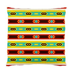 Rhombus Stripes And Other Shapes 	standard Cushion Case (two Sides) by LalyLauraFLM