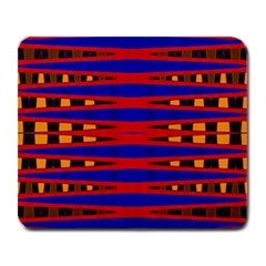 Bright Blue Red Yellow Mod Abstract Large Mousepads