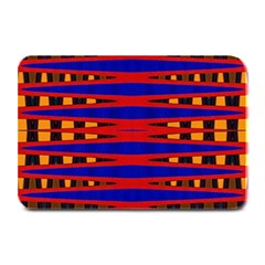 Bright Blue Red Yellow Mod Abstract Plate Mats