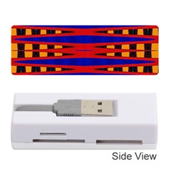 Bright Blue Red Yellow Mod Abstract Memory Card Reader (Stick) 