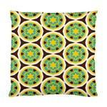 Blue yellow flowers pattern 	Standard Cushion Case (Two Sides) Back