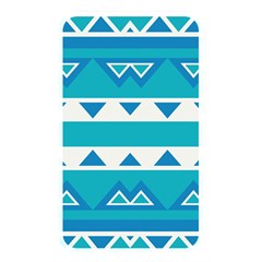 Blue Triangles And Stripes  			memory Card Reader (rectangular) by LalyLauraFLM