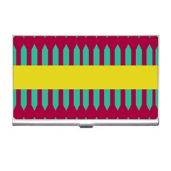 Stripes And Other Shapes   			business Card Holder by LalyLauraFLM