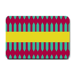 Stripes And Other Shapes   			small Doormat by LalyLauraFLM