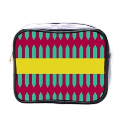 Stripes And Other Shapes   			mini Toiletries Bag (one Side) by LalyLauraFLM