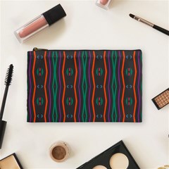 Wavy Chains Pattern     Cosmetic Bag by LalyLauraFLM