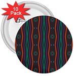 Wavy chains pattern     			3  Button (10 pack) Front