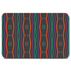 Wavy Chains Pattern     			large Doormat by LalyLauraFLM