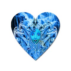 Medusa Metamorphosis Heart Magnet by icarusismartdesigns