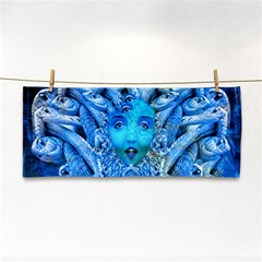 Medusa Metamorphosis Hand Towel by icarusismartdesigns