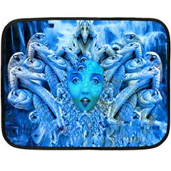 Medusa Metamorphosis Double Sided Fleece Blanket (mini)  by icarusismartdesigns