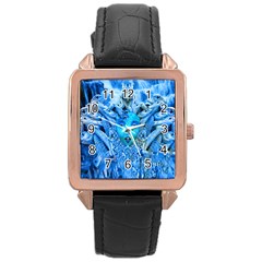 Medusa Metamorphosis Rose Gold Leather Watch  by icarusismartdesigns