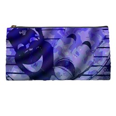 Blue Comedy Drama Theater Masks Pencil Cases by BrightVibesDesign