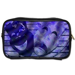 Blue Comedy Drama Theater Masks Toiletries Bags by BrightVibesDesign