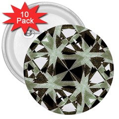 Modern Camo Print 3  Buttons (10 Pack)  by dflcprints