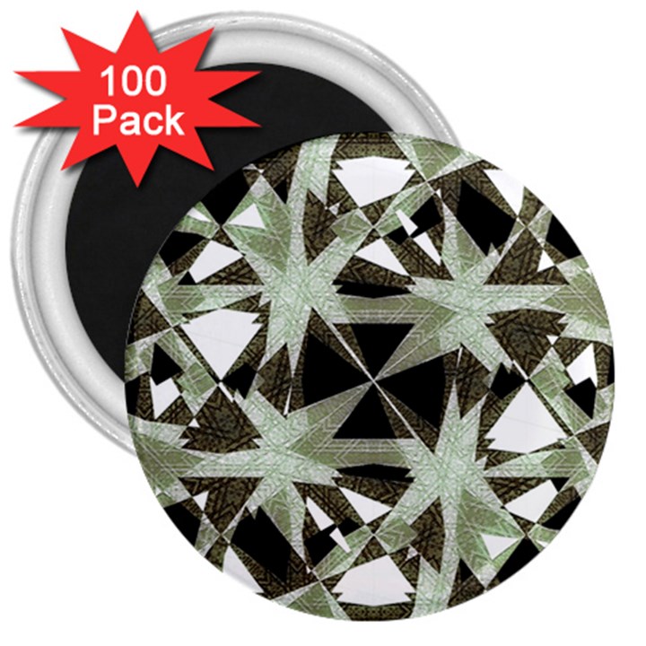 Modern Camo Print 3  Magnets (100 pack)