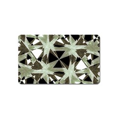 Modern Camo Print Magnet (name Card) by dflcprints