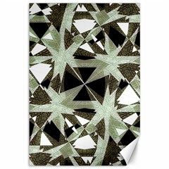 Modern Camo Print Canvas 12  X 18   by dflcprints