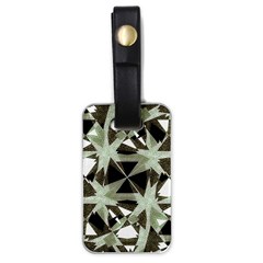 Modern Camo Print Luggage Tags (one Side)  by dflcprints