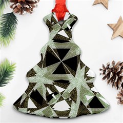 Modern Camo Print Christmas Tree Ornament (2 Sides) by dflcprints