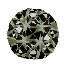 Modern Camo Print Standard 15  Premium Flano Round Cushions by dflcprints