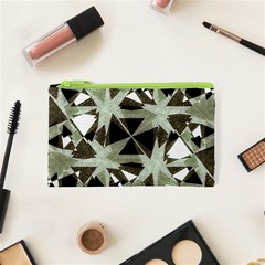 Modern Camo Print Cosmetic Bag (xs) by dflcprints