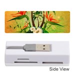 Tropical Design With Flowers And Palm Trees Memory Card Reader (Stick) 