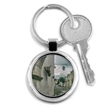 Colonial Street Of Arequipa City Peru Key Chains (Round)  Front