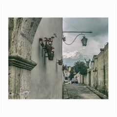 Colonial Street Of Arequipa City Peru Small Glasses Cloth (2-side) by dflcprints