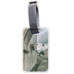 Colonial Street Of Arequipa City Peru Luggage Tags (one Side)  by dflcprints