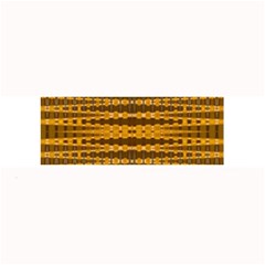 Yellow Gold Khaki Glow Pattern Large Bar Mats