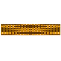 Yellow Gold Khaki Glow Pattern Flano Scarf (large) 